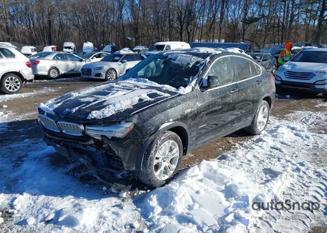 2016 BMW X4 xDrive28I z USA, uszkodzony, nr VIN 5UXXW3C5XG0R20801